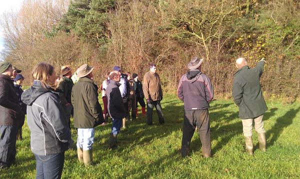 Tim_Perrett's tweet image. Excellent day at @clovermad farm discussing managing livestock with trees. Details up @soilassociation soon. Thx 2 all