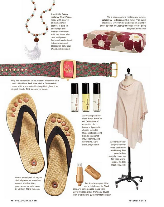 DonnaWilding1's tweet image. Nice! @AYCT featured in @yoga_journal holiday gift guide! #LearnToFloat