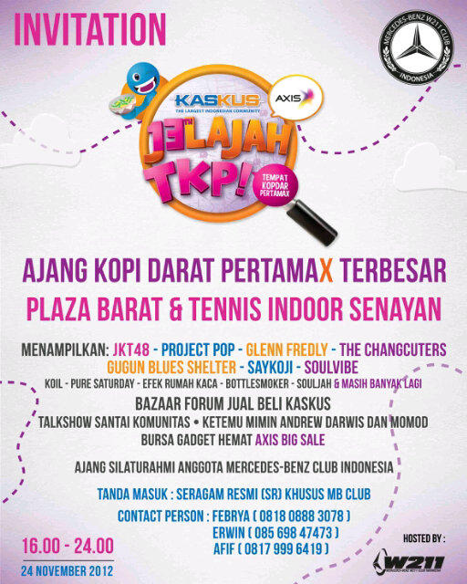 <a href="/W211_Indonesia/">MBW211_INDONESIA</a>, <a href="/MBClubINA/">MB Club Indonesia</a> : All About JELAJAH TKP - kaskus.co.id/thread/5099176… #kaskus