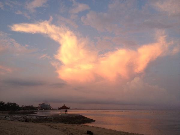 BillBailey's tweet photo. I like this giant duck cloud http://t.co/Siqm9Mbn