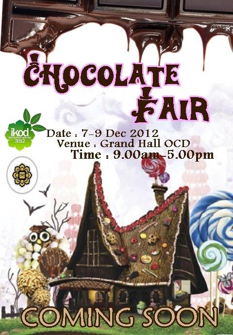IKChitChat's tweet photo. [IKOD] Chocolate Fair at OCD IIUM Kuantan on 7 to 9 December from 9.00 AM to 5.00 PM. Come and lets join us! http://t.co/NVNjCZwv