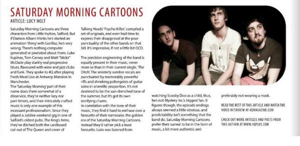 An article #4qmagazine ran on us. #fairlyold #firsteverofficialinterview