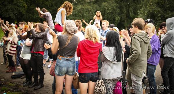 The incredible crowd that danced, sang our songs and screamed for more when we played #walkdenmusicfest