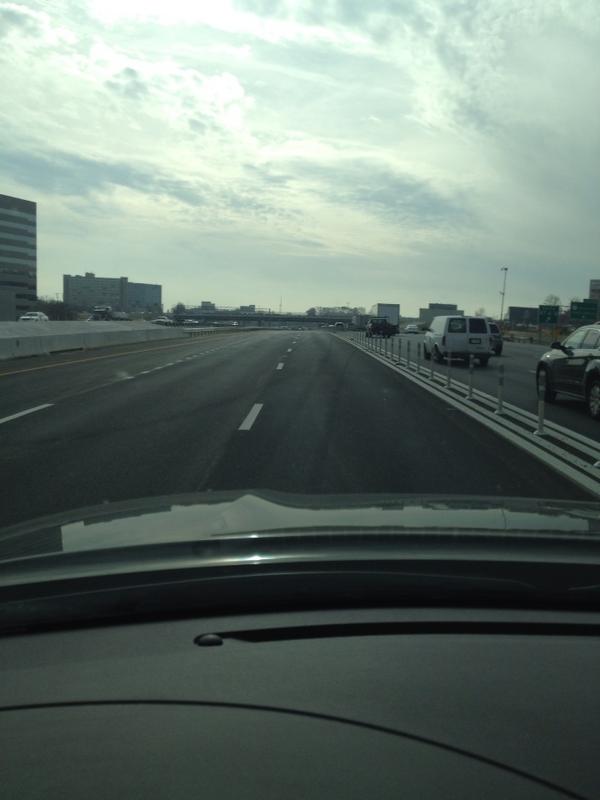 Hot lanes do work. For now. .80 from entrance at north to 66