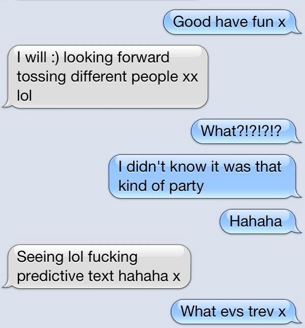 chrisordphoto's tweet image. Text from my Wife this morning...... #PredictiveTextFail
