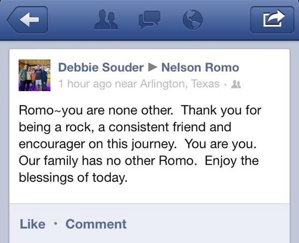 nelsonromo's tweet image. pls join me n the traditional Tgiving &quot;tears of joy 4 the great friends n life&quot; @alliesouder @dasouder @sssouder #sam2