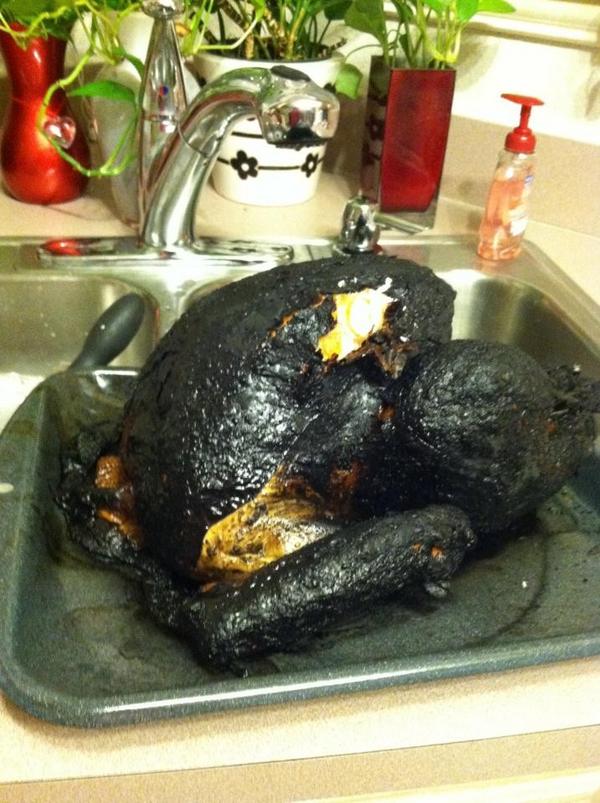 schmidtdavidw's tweet photo. A Thanksgiving we will never forget! #turkeyonfire #laughs http://t.co/PqzwO2wQ