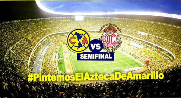 ClubAmerica's tweet photo. Hagamos que conozcan que el verdadero infierno es Amarillo, este jueves todos con playera Amarilla. #HoyGanamos http://t.co/5HmKWOIz