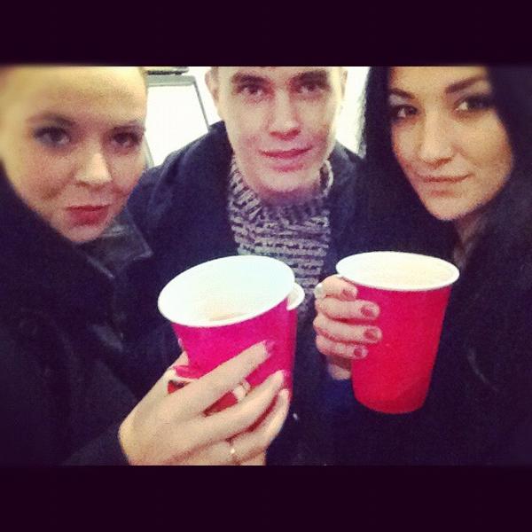 AlexandraBix's tweet photo. Loving the red cup vibes @marshallHP with @cazzleallen @thomordway #goodtimes http://t.co/KLoYqUQm