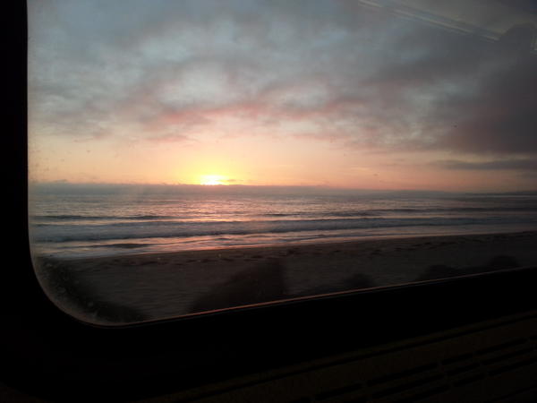 돌아오는 기차밖 풍경...