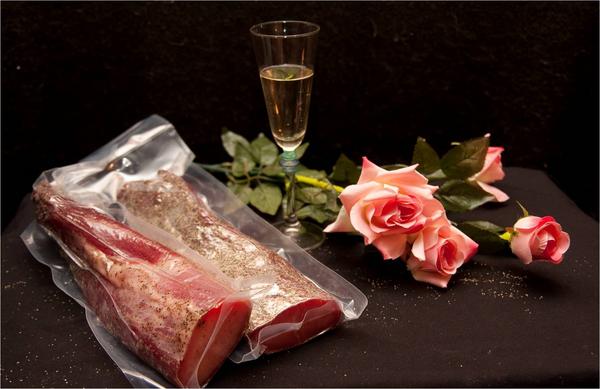 Avui per esmorzar un bon tall de llom mmm........ que bo!!!