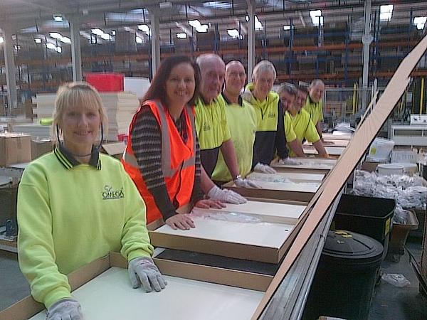 Caroline Flint On Twitter Out On The Packing Line At Omega Plc