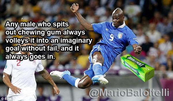 ODDSbible's tweet photo. Any male who spits out chewing gum... http://t.co/DG0ryDjX