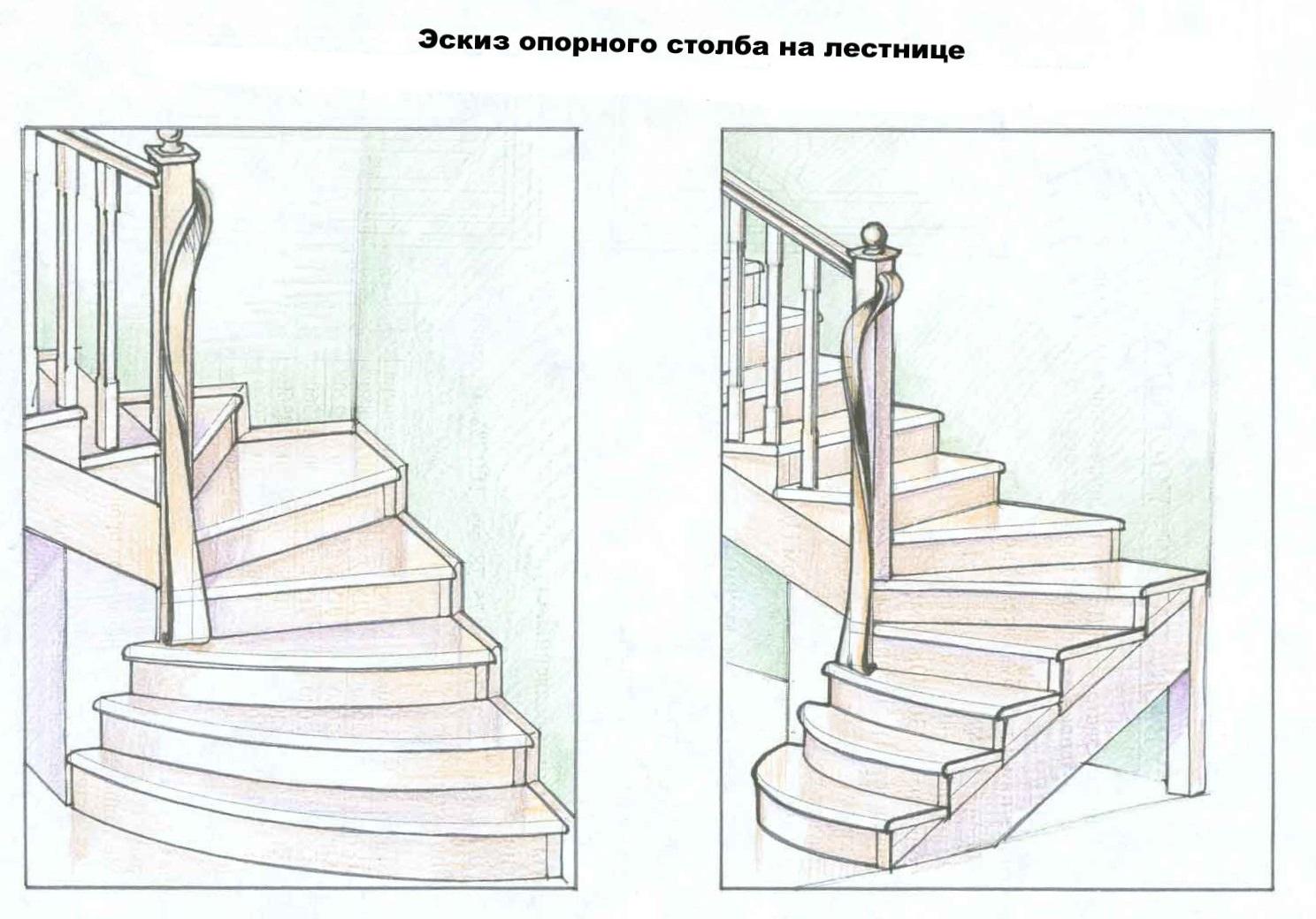 Раскраска дом с лестницей