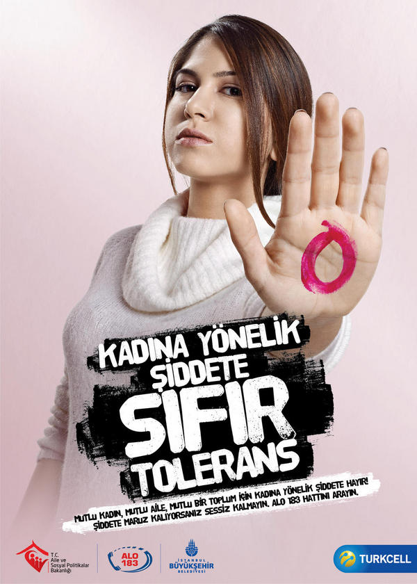 Hadise's tweet photo. #kadinasiddet e sıfır tolerans !!! ALO 183 @FatmaSahin_ASPB http://t.co/FAj3onnA