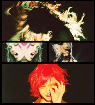 HeyVioletMX's tweet image. A new rocking gifset with more super rocking moments of @cherribombband's #TooManyFaces video (insomaticonhigh.tumblr)