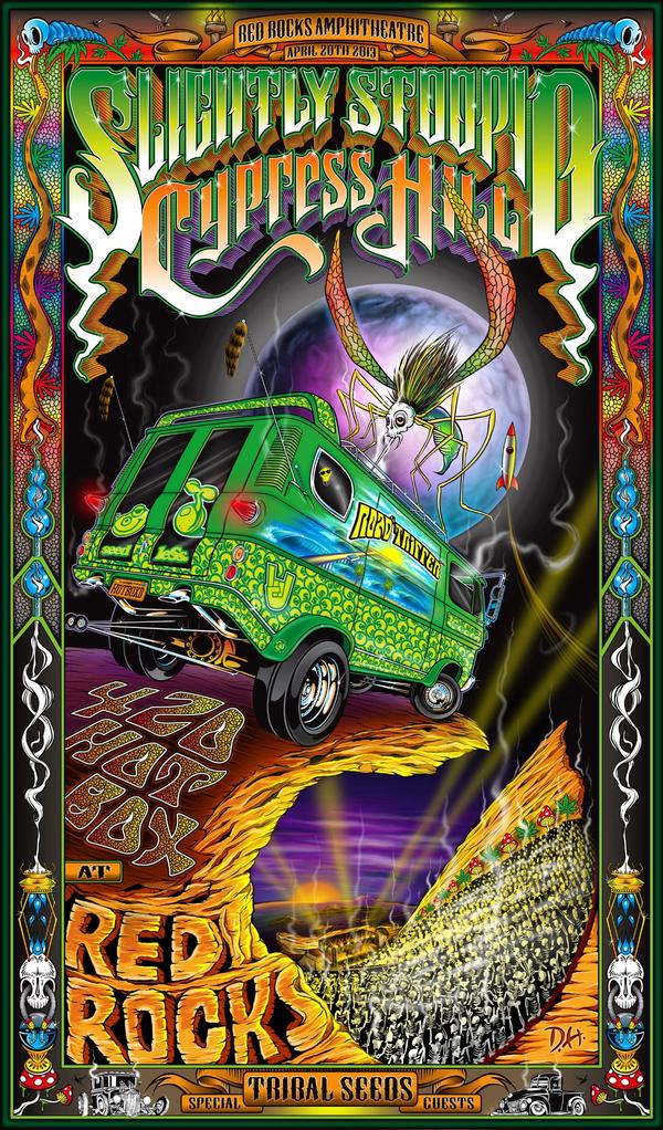 AMPLIFYProject's tweet image. Just announced: @SlightlyStoopid this #420 at Red Rocks with @cypresshill &amp;amp; @tribalseeds!