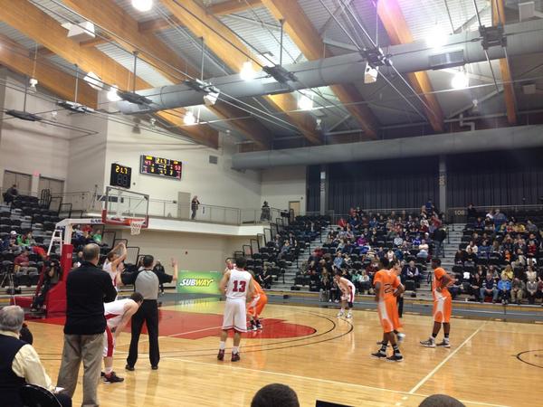 Some great basketball going on down here! Just to half now