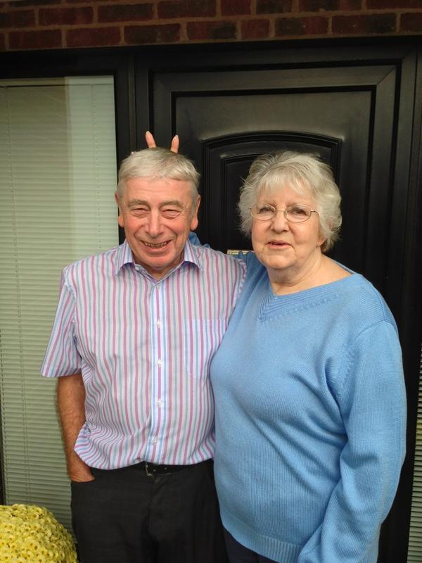 Bigcatsteve's tweet photo. Here's a pic of my Mum &amp; Dad.... http://t.co/lFFRvOe9