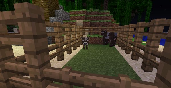 Derp Cows in Minecraft.