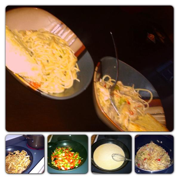 Just like the old days with @Miss_Zumba09 #cookingitup #masterchefskills bit.ly/Instaframe