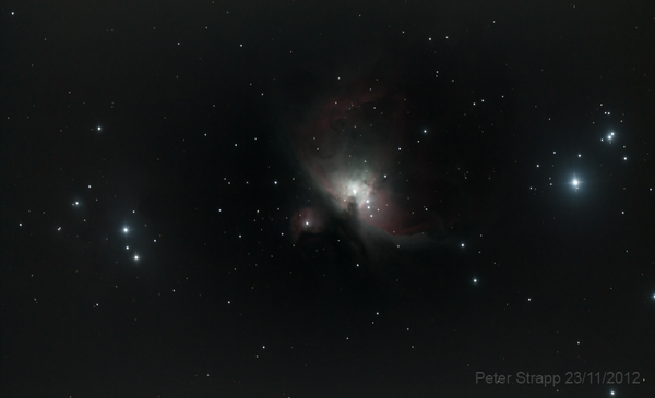 peterstrapp's tweet photo. The Orion nebula tonight... without using a computer, no guiding, no fancy capture software... Just an Android phone. http://t.co/GBOvkDwl