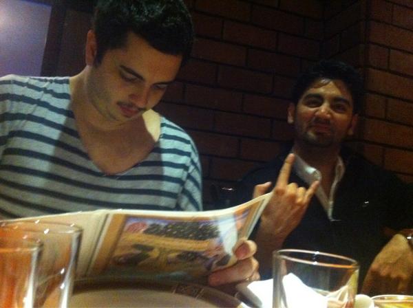 @wehbba cheggin the menu @motimahal with @divijk and me!! #indiangastronomy