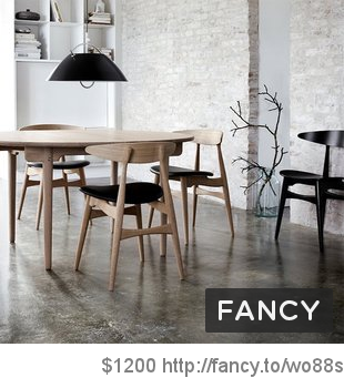 Erdigvijay's tweet photo. CH33 Chair by Hans Wegner http://t.co/Mriegs3N via @thefancy http://t.co/NCIy1ZvD