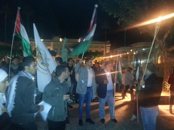 luigi_palamara's tweet photo. La Fiamma Tricolre a favore del popolo Palestinese. Piazza Italia RC 18:50 http://t.co/pmdWcmd3