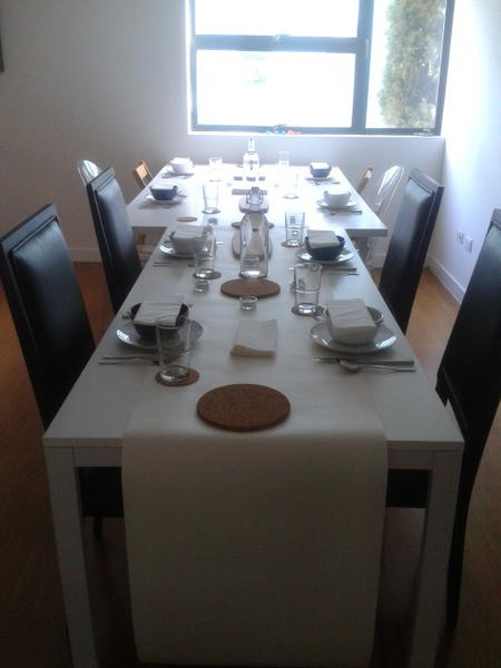 BonnieAWolfe's tweet photo. @forbetaorworse I chickened out and bought 8 matching plates.  And u, how high the pyramid? http://t.co/qzYIo1FV