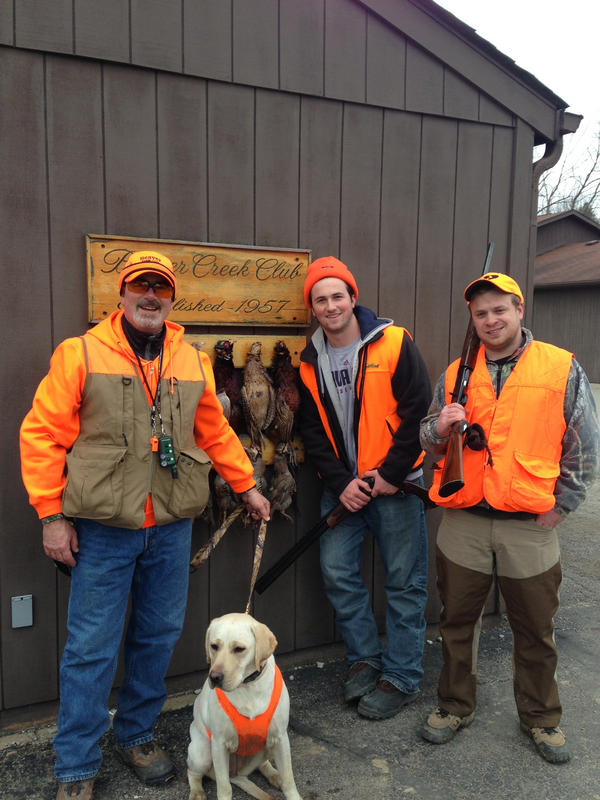 LabReports's tweet image. Pheasant hunt today!