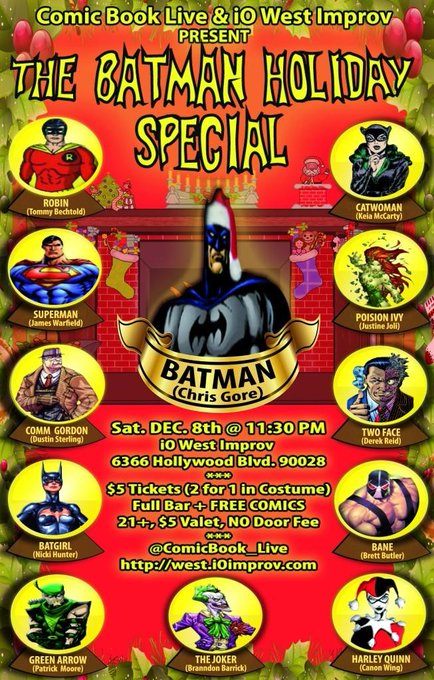 This what we r promoting! Dec 8th... Comic Book Live show! http://t.co/aq5axlEE