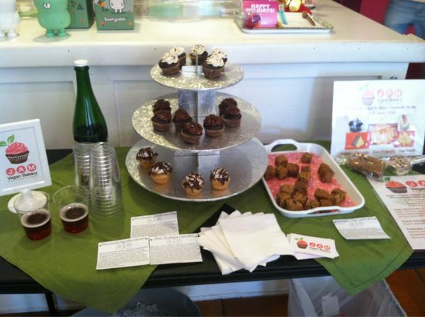 JAMVeganBakery's tweet photo. @LeannaLin wonderland for Small Business Saturday! #shopeaglerock http://t.co/cgCJ0sbD