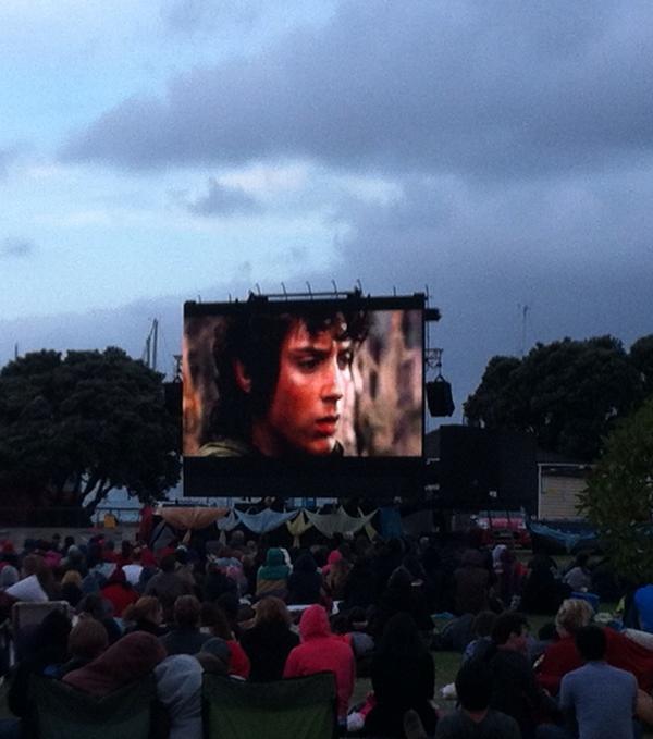Hobbits in the park tonight...