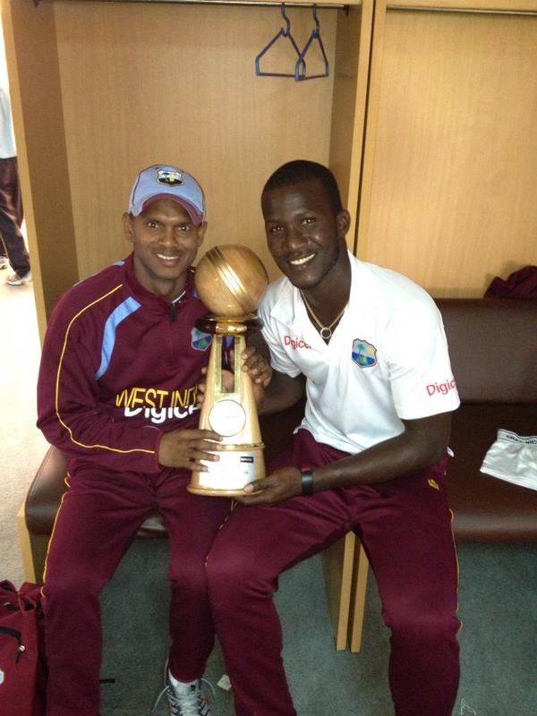 Well done to #teamwindies on another series win..congrats to shiv on man of the series...brilliant job guys