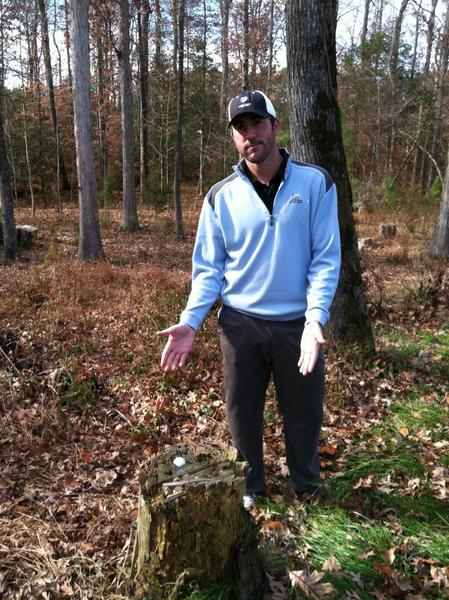 JustinVerlander's tweet photo. Check out where my ball ended up on number 2 at Kinloch G.C.   #playitasitlies http://t.co/sJRRhMsT