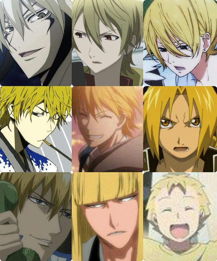 ハル 今日は 好きな金髪男キャラ集めてみた 共感できたらrt Http T Co V7ukwqed Twitter