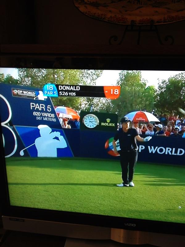 nrg4golf's tweet photo. Check the yardage in the picture.  Back tee's 620 they played 526.  We should all do the same.  Tee it forward. http://t.co/KtKme1LR