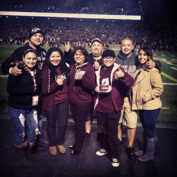 Raini_Rodriguez's tweet image. I had so much fun at my first Texas A&amp;amp;M football game last night! Thank you @AggieAthletics and @TAMU for everything!