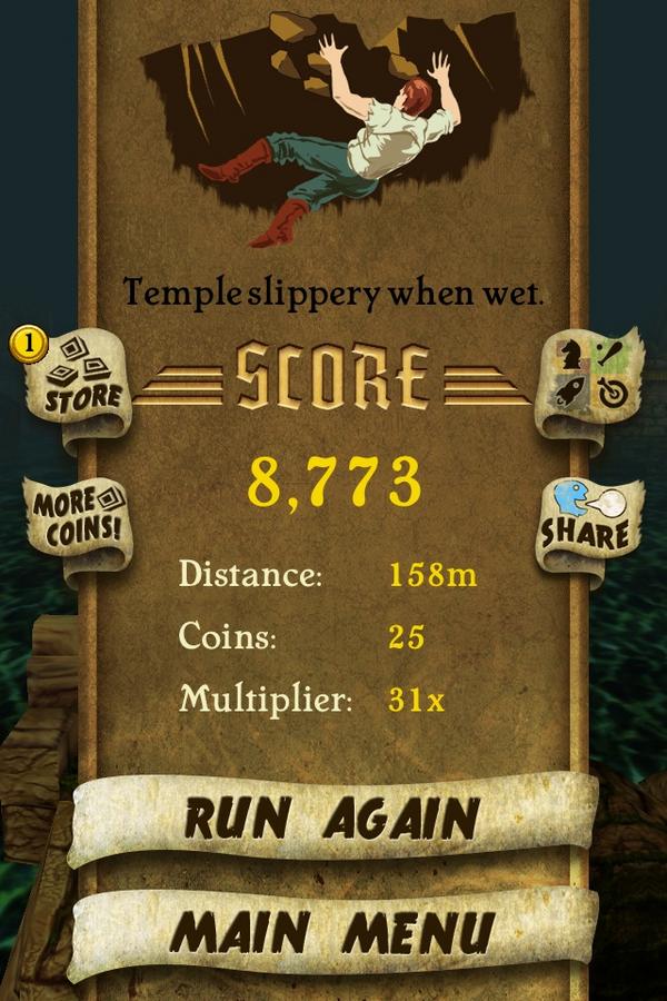 I got 8,773 points while escaping from demon monkeys. Beat that! bit.ly/TempleRunGame #TempleRunopoiu