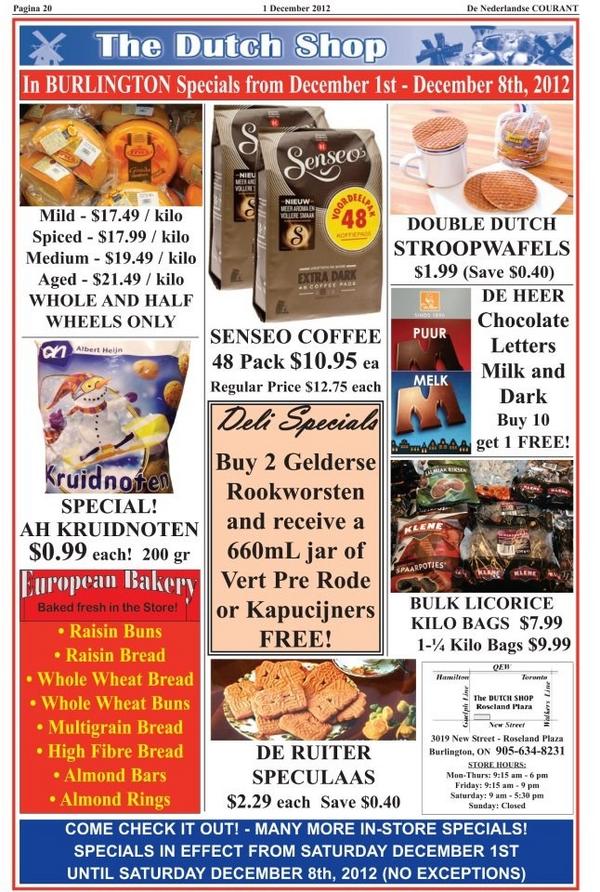 BurlingtonDutch's tweet photo. Check out our amazing sale coming up December 1-8! http://t.co/tfX44sCb