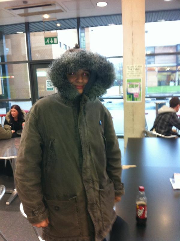 Gaz Drinkwater Moderndaymuslimproblems Wearing A Parka And Looking Like Sajid From East Is East Http T Co Drjfhn3m