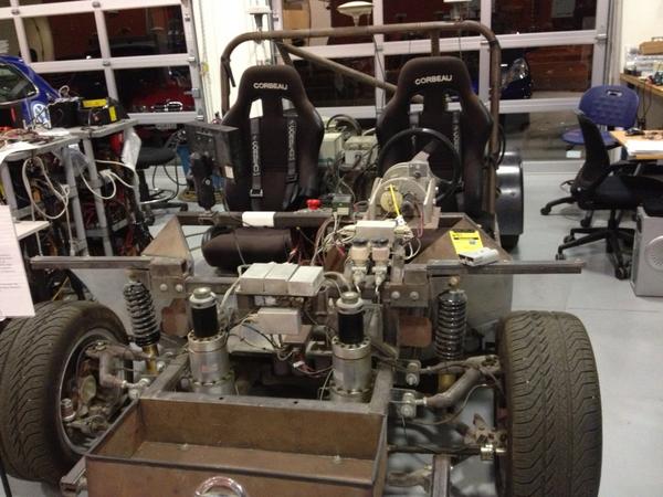 RobRou's tweet image. I know what you&apos;re thinking. Can this car do fully autonomous drifts indefinitely? Yes! #ControlLoopDesign madness.