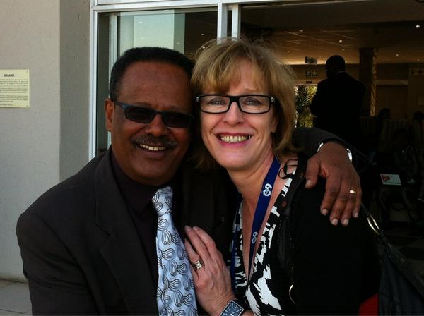 ippf's tweet image. #IPPF60 - Heidi Marriott &amp;amp; Tewodros ... ready to leave to present to South African press &amp;amp; meet with local community