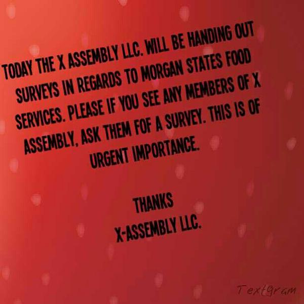 Xassembly's tweet photo. @AlphasofBA @ANQAlphaChapter @THEGAMMACHAPTER @GoodTimesAtMSU @BloodyPi @FashionAtMorgan @NSCS_MSU @NSBE_BOSS RTRTRT http://t.co/74YVgn9n