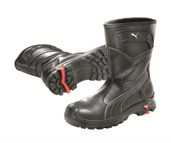 De Puma Rigger Boot, 63.044 Voor de koude natte dagen. Volnerf leer. Rubber Loopzool, metaal vrij en 100 % waterdicht