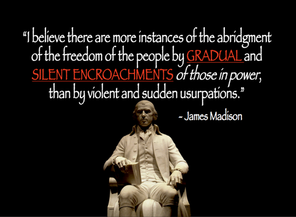 RocklandRepubs's tweet photo. A message from James Madison...

 #Rockland #Republicans #tcit #tlot #gop #TeaParty #Constitution http://t.co/2dnF2S1k