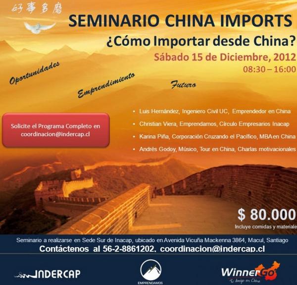INDERCAP's tweet photo. Inscribete...!!! http://t.co/sK6EMbui "seminario china imports" http://t.co/benhD6Qy