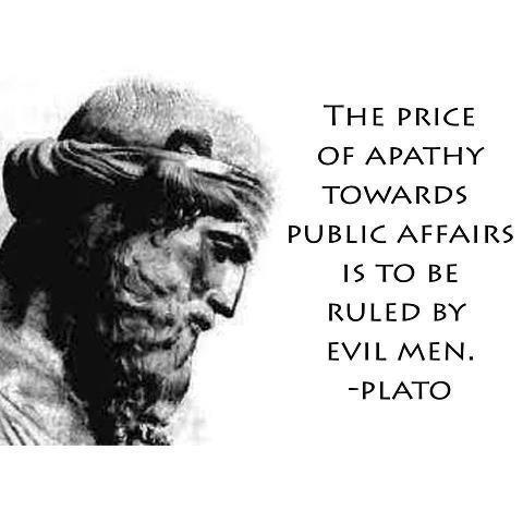 RocklandRepubs's tweet photo. “The price of apathy towards public affairs is to be ruled by evil men”. ~Plato
#Rockland #Republicans #tcot #tlot #gop http://t.co/YHHhT2G2