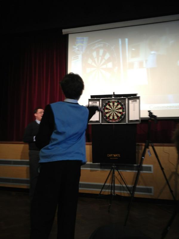 Year 9 dominated the house darts. I can see the same result for year 10 &amp;11...